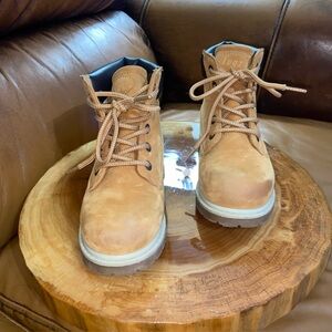 Lugz Boy’s Tan Lace-Up Boots Size 12